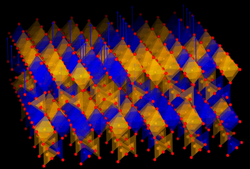 Diagrama esquemático de la respiración de oxígeno en nuevos cristales | Imagen cortesía del profesor Hyoungjeen Jeen, Universidad Nacional de Pasan, Corea del Sur