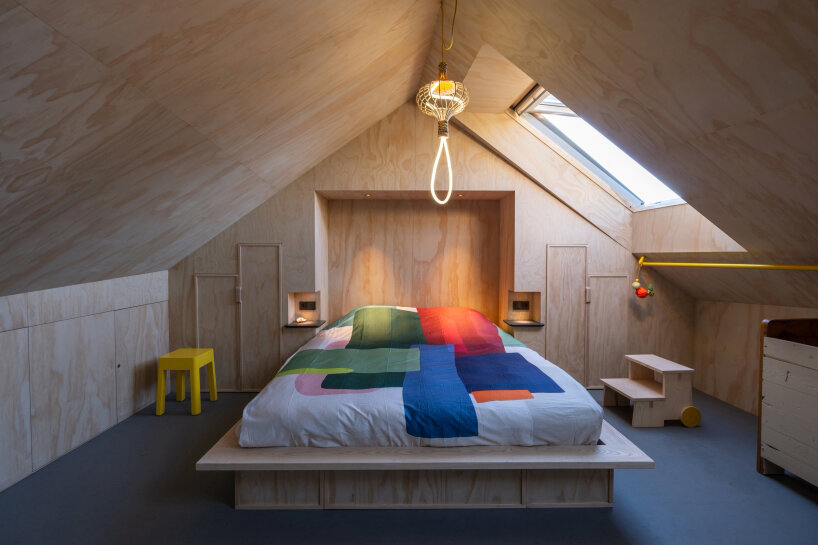 asymmetric roof tops prefabricated holiday home by team v architecture on dutch island