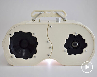 modular 3D printed bluetooth speaker allows for personalized color and pattern variations