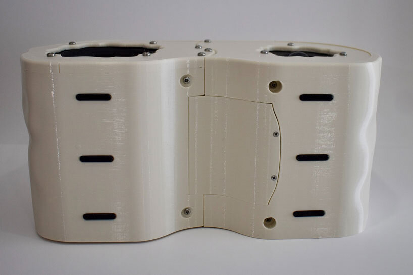 modular 3D printed bluetooth speaker allows for personalized color and pattern variations
