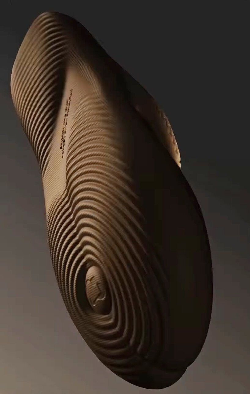 Below shows a layered circular pattern, which can help with hold while walking