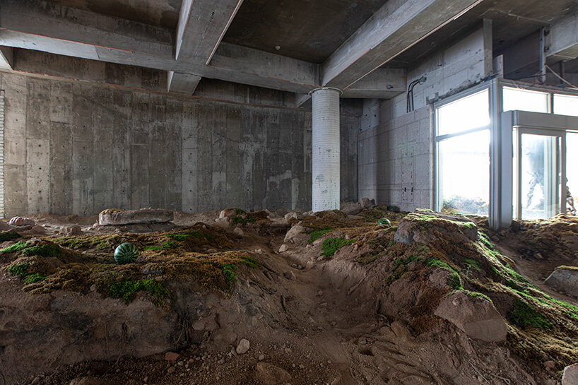 adrián villar rojas transforms seoul's art sonje center into a decomposing ecosystem