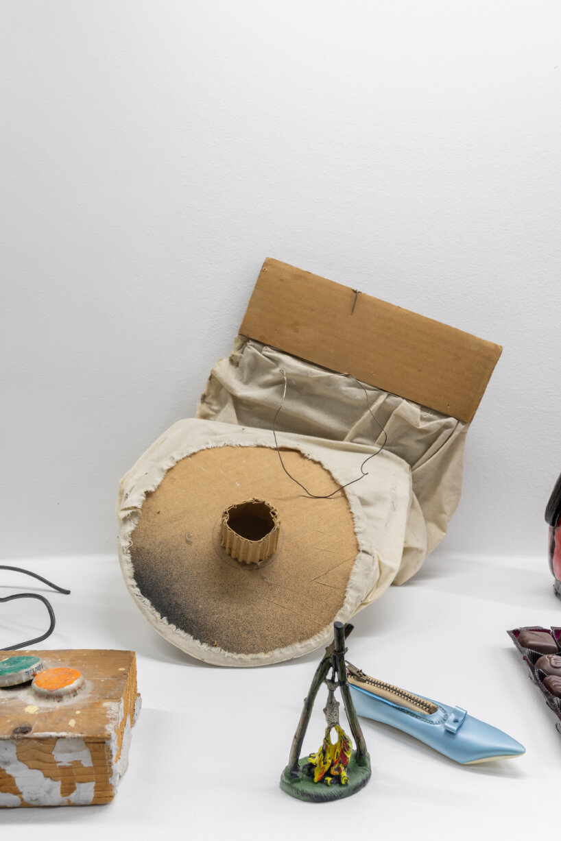 view of the cardboard-made toothpaste