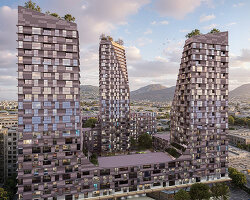 festival city: archi-tectonics is building a trio of tapered towers in tirana, albania