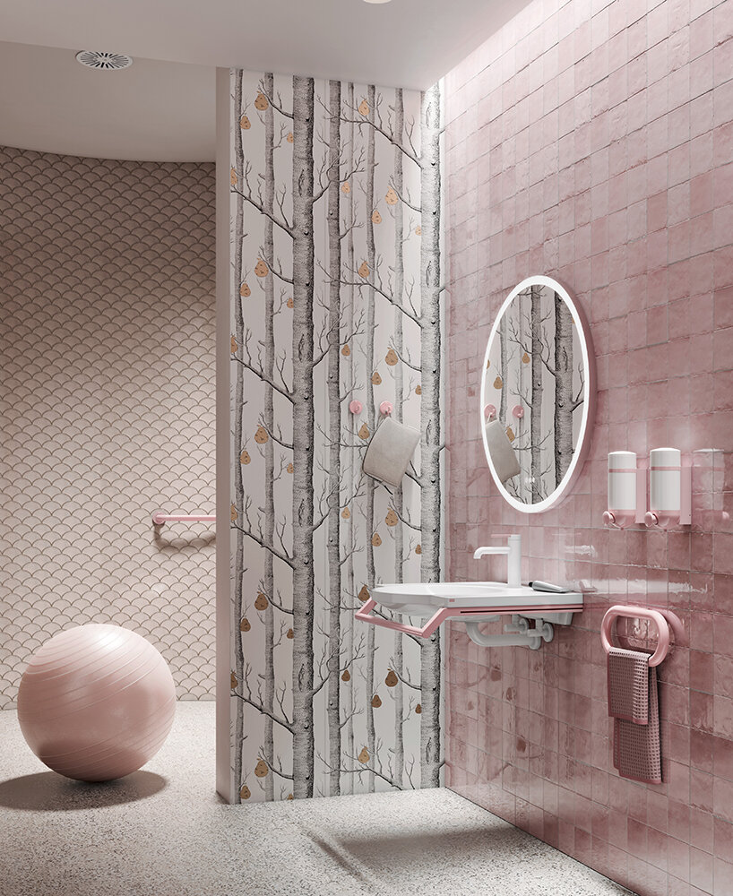 La serie de baño Barbie X Hewi se extiende a casas, hoteles y salas de maternidad