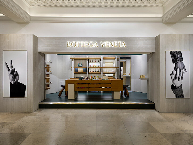 bottega veneta honors 50 years of its signature weave through harrods pop-up in london