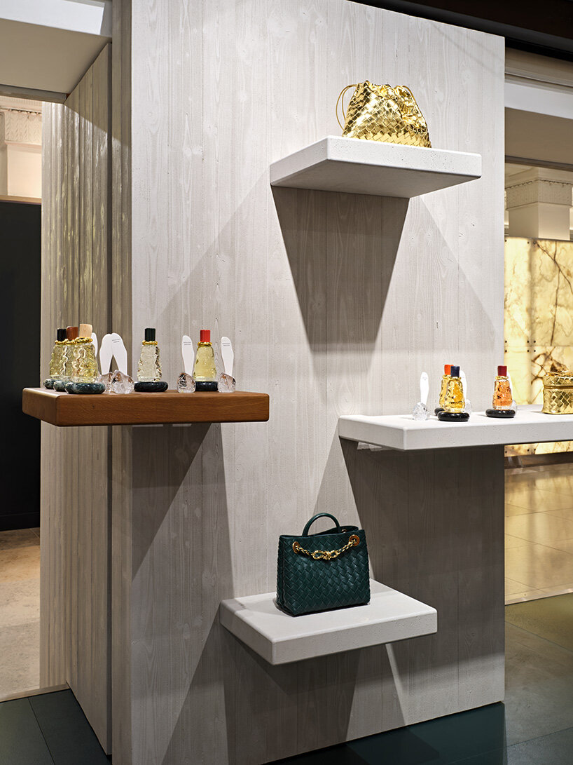 bottega veneta honors 50 years of its signature weave through harrods pop-up in london