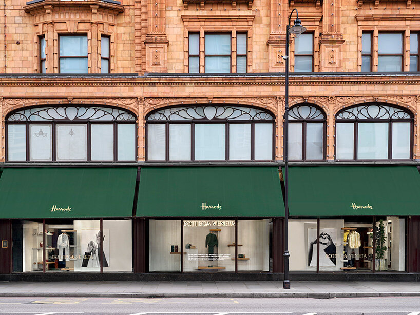 bottega veneta honors 50 years of its signature weave through harrods pop-up in london