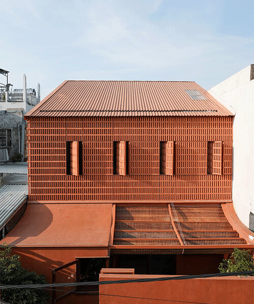breathable brickwork clads multigenerational home by live out studio in vietnam