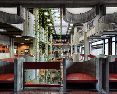 'brutalist interiors' explores hidden life behind concrete facades across the globe