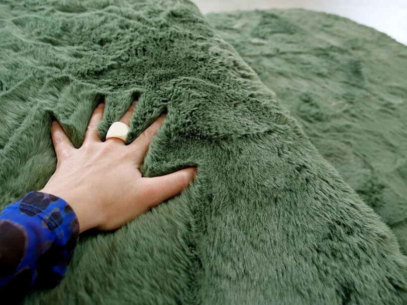 fabric and sound art installations evoke underwater landscape within gothic dutch church