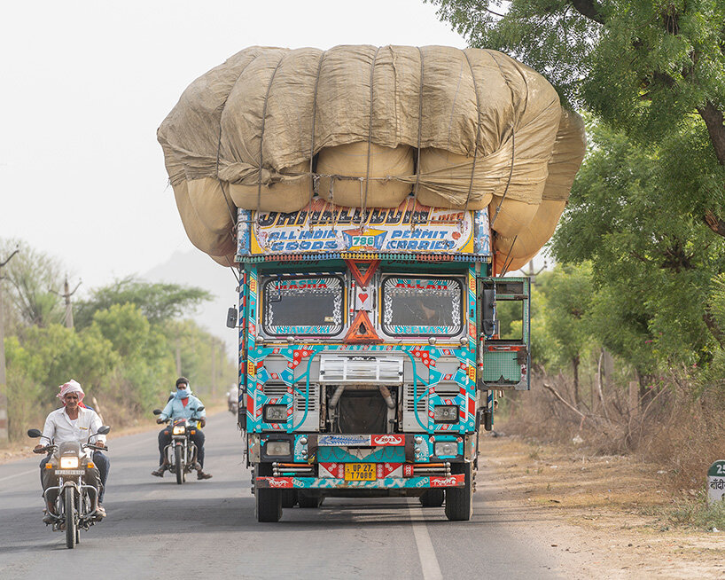 christopher herwig captures the dazzling designs of south asia's trucks and tuk tuks