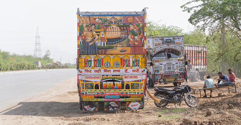 christopher herwig captures the dazzling designs of south asia's trucks and tuk tuks