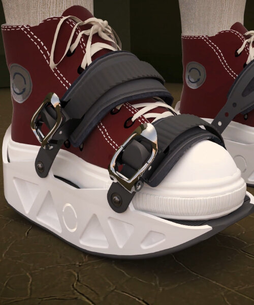 wearable controller GO-OZ resembling sandals lets users walk and move around VR games