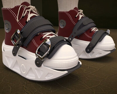 wearable controller GO-OZ resembling sandals lets users walk and move around VR games