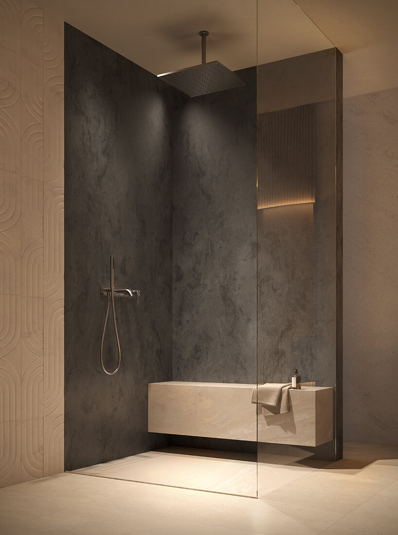 corian® solid surface shapes, curves and backlights hotels from spas to sculptural walls