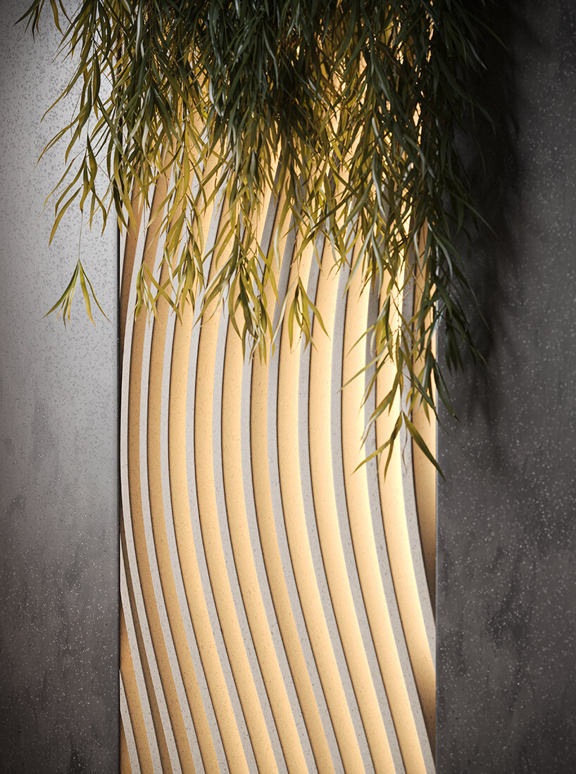 Las formas, curvas y retroiluminación de la superficie sólida de Corian® brindan a los hoteles opciones desde spas hasta paredes esculturales