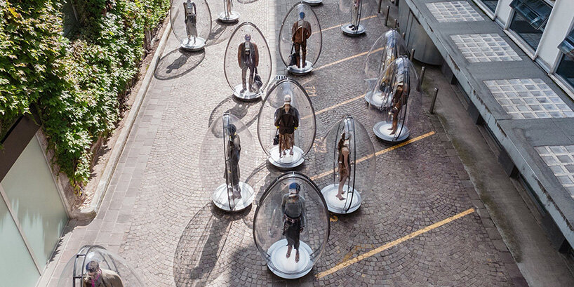 Diesel cerrado 55 SS26 Apariencia Milan Fashion Week Show Interior Transparent Huevo