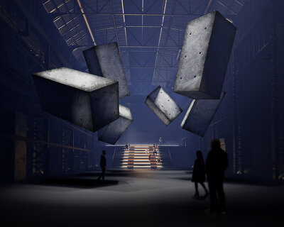 DRIFT museum anchors transformation of amsterdam's van gendt hallen by zU-studio