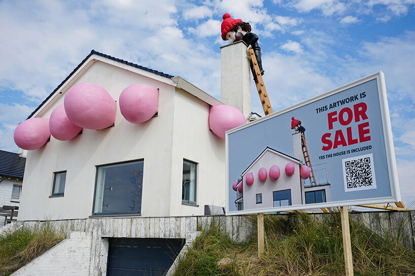 frankey blows giant bubble that breaks through windows in dutch villa, now for sale