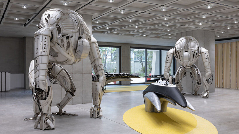gentle monster's haus nowhere opens in seoul with giant breathing dachshund installation