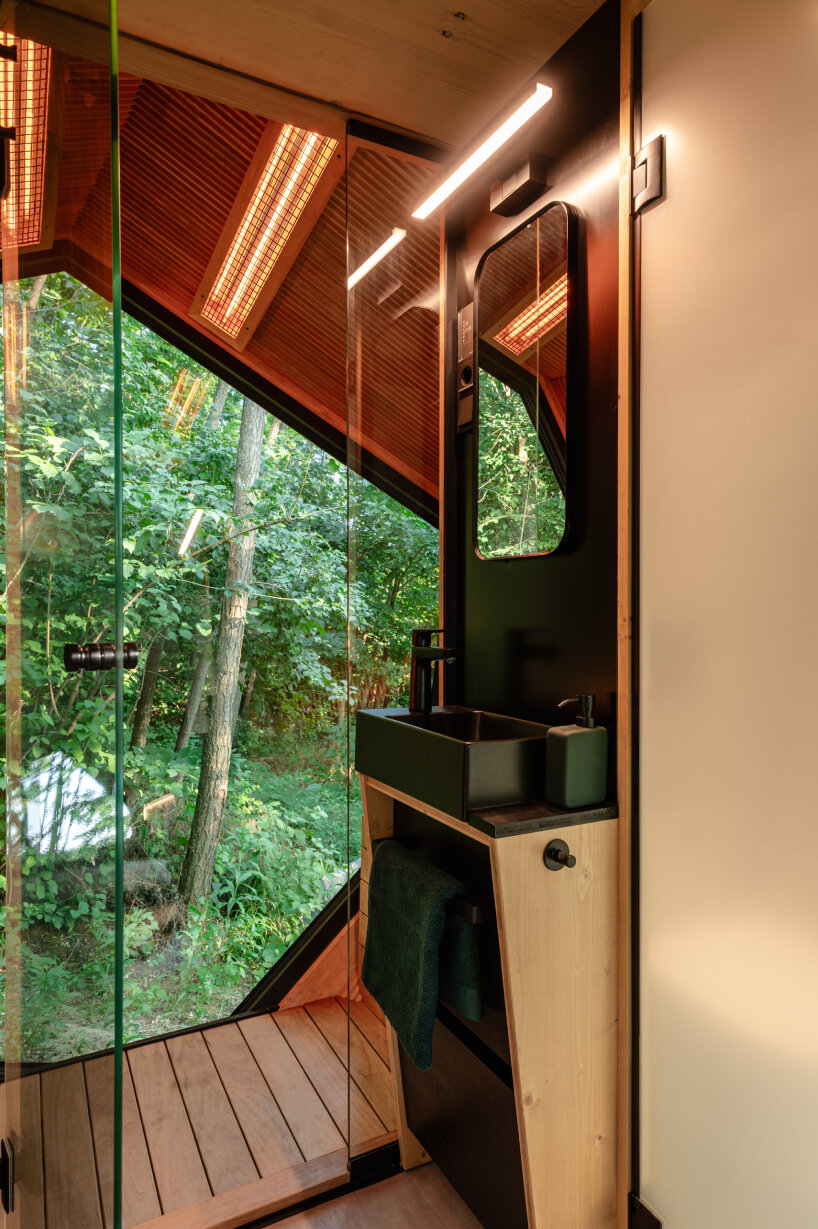 sink and shower area