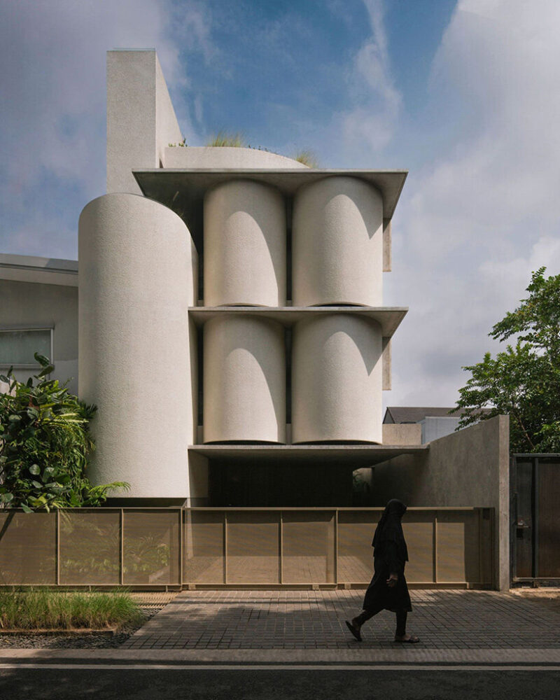 isso architects sculpts soft interiors with solid concrete for compact ...