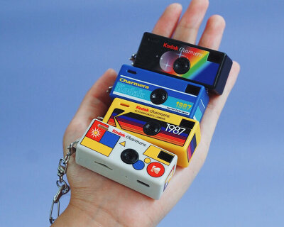kodak’s miniature keychain digital ‘charmera’ brings back retro point-and-shoot photography
