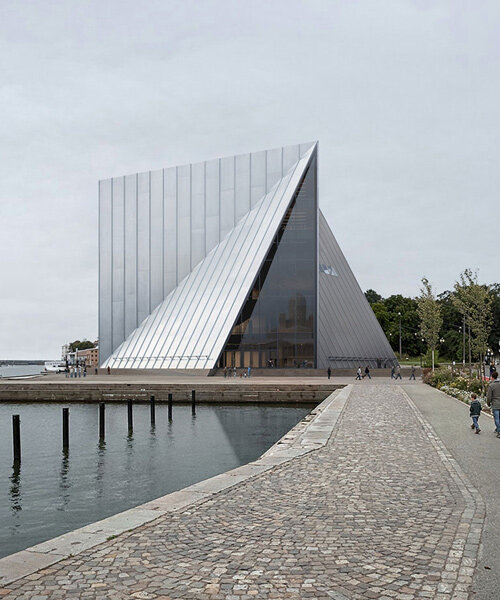 v?kk?r?: luca poian forms unveils helsinki museum concept with folding geometries