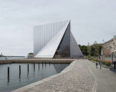 väkkärä: luca poian forms unveils helsinki museum concept with folding geometries