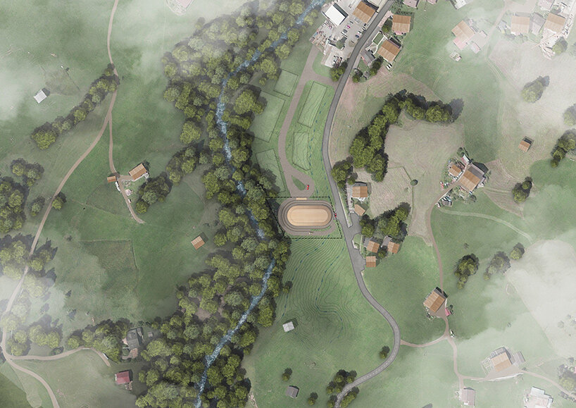 Foster + Partners construye la galería de arte y autos en Gsaad, Suiza