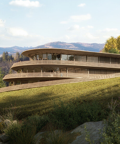 foster + partners to build gallery for art and automobiles in gstaad, switzerland
