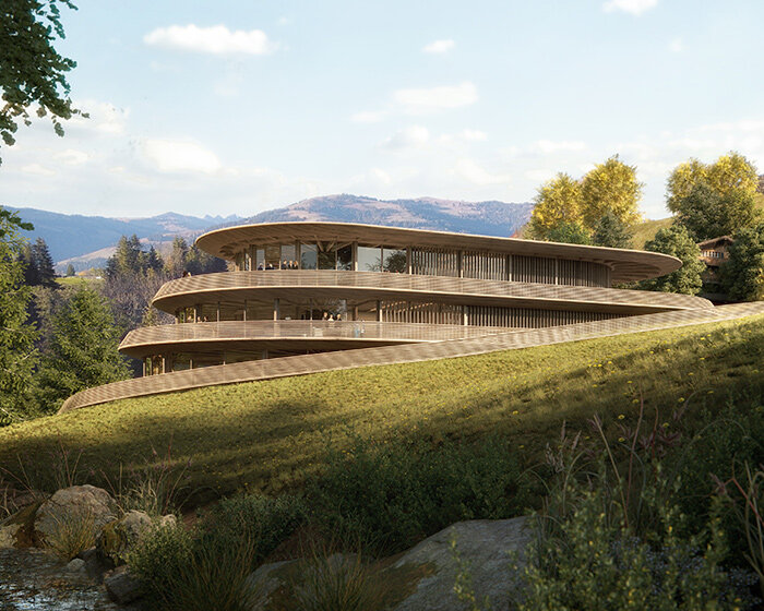 foster + partners to build gallery for art and automobiles in gstaad, switzerland