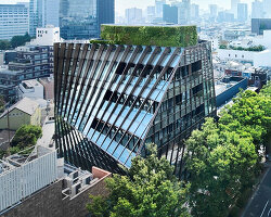 OMA completes harajuku quest in tokyo, unveiling stepped terraces and transparent facade
