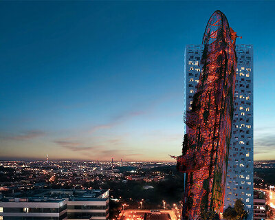 prague approves sculptural shipwreck tower, set to become czechia's tallest building