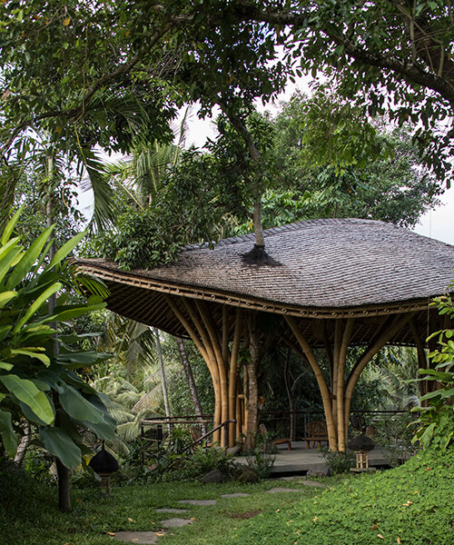 RF studio expands performing arts foundation in bali with bamboo retreat for artists