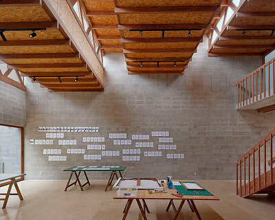 roman bauer arquitectos designs photographers studio in bohemian district of lima, peru