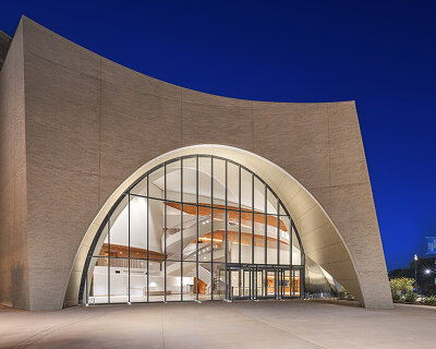 snøhetta completes arched addition to 100 year-old st. louis symphony hall