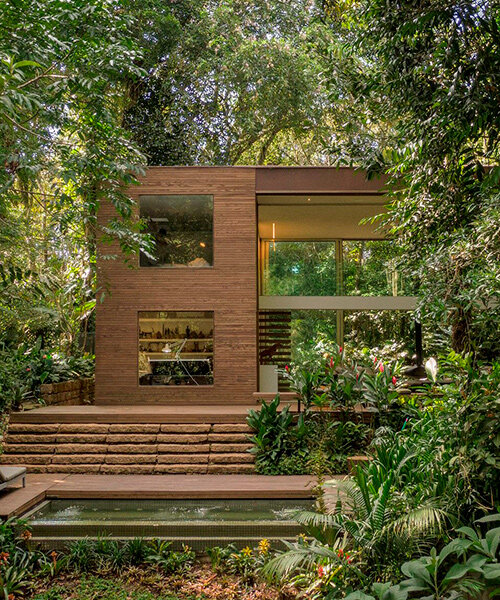architect arthur casas builds his own house deep in the forest of iporanga, brazil