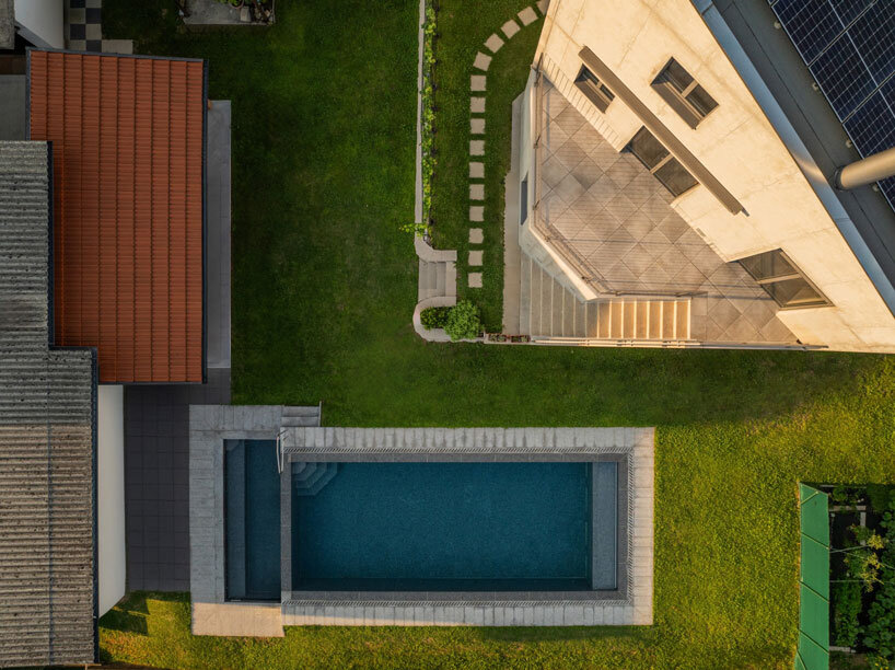 cuts and voids carve swisshouse xl's solid octagonal block by davide macullo architects