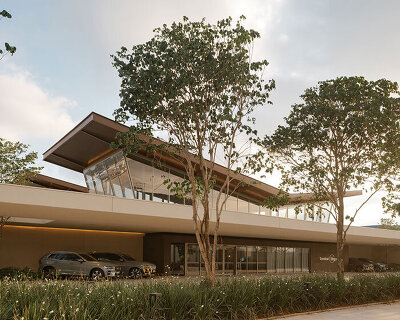 wing roofs shape private airport terminal in são paulo by perkins&will and pascali semerdjian
