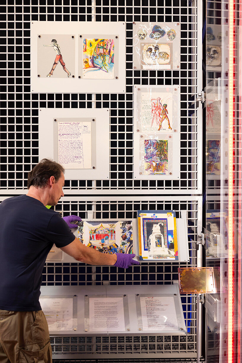 unseen ziggy guitar revealed at V&A's david bowie centre in london ahead of opening