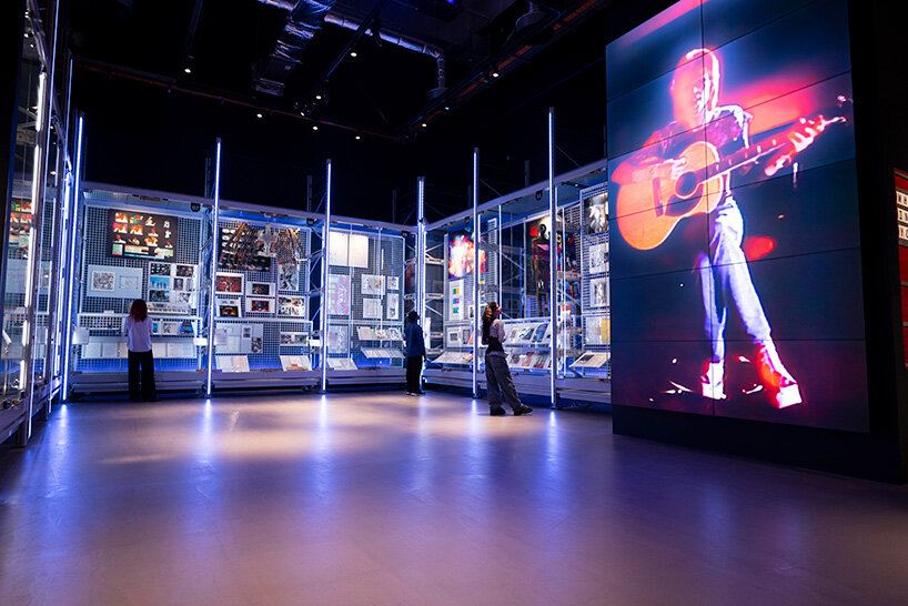 unseen ziggy guitar revealed at V&A's david bowie centre in