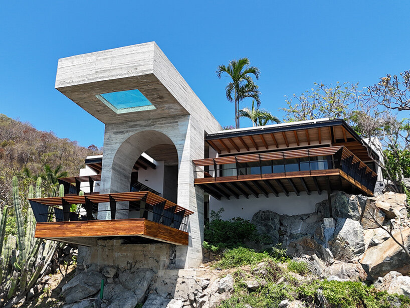 Cielo de la piscina de la casa de Zozaya