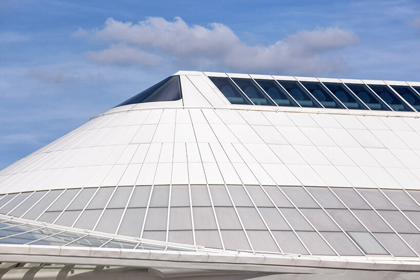 new photos show rhythmic structure of belgium’s 'gare de mons' by santiago calatrava