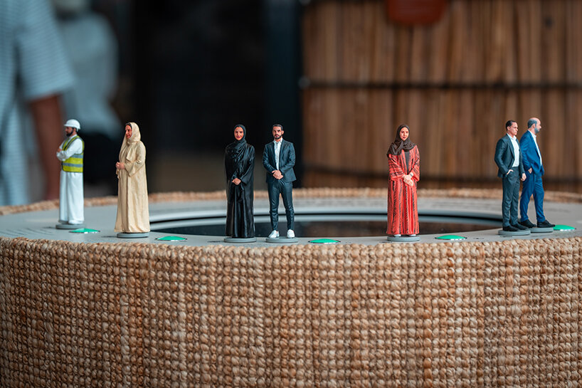 El pabellón en Osaka en la Expo Mundial 2025 en los EAU tiene 16 metros de altura y tiene 90 columnas