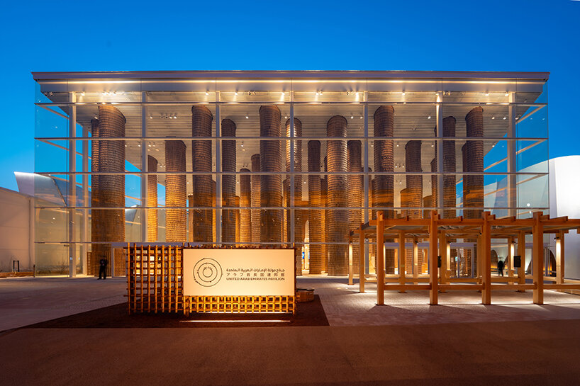 UAE pavilion at expo 2025 osaka soars 16 meters high with 90 palm-made columns