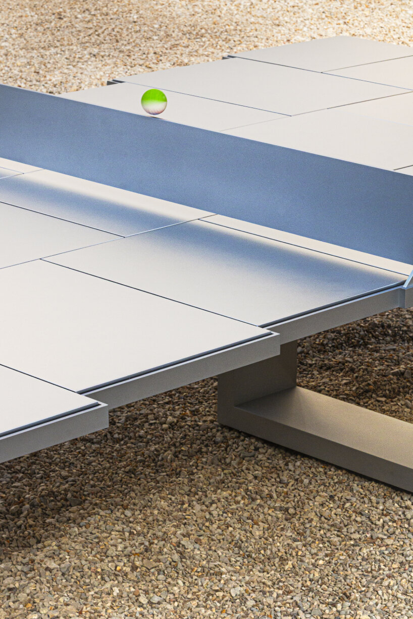 Mesa de ping-pong de aluminio