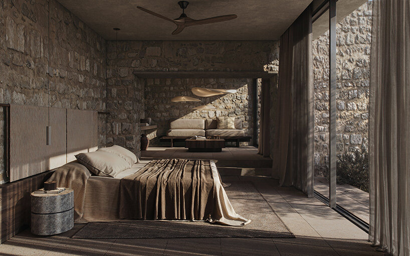 petal-like terraces open greek island residence by aristides dallas toward the aegean horizon