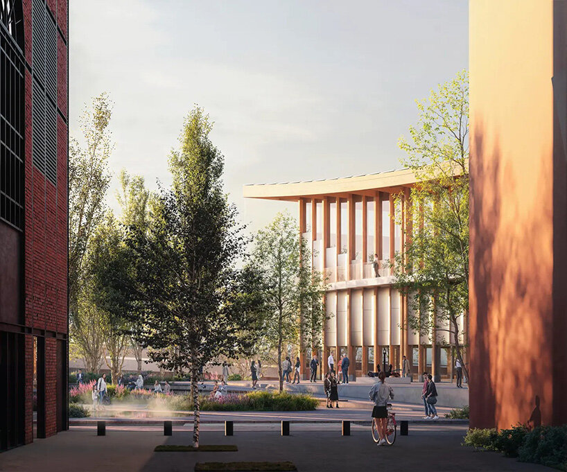 BIG wins congress center competition in france with roofline echoing waves of the seine